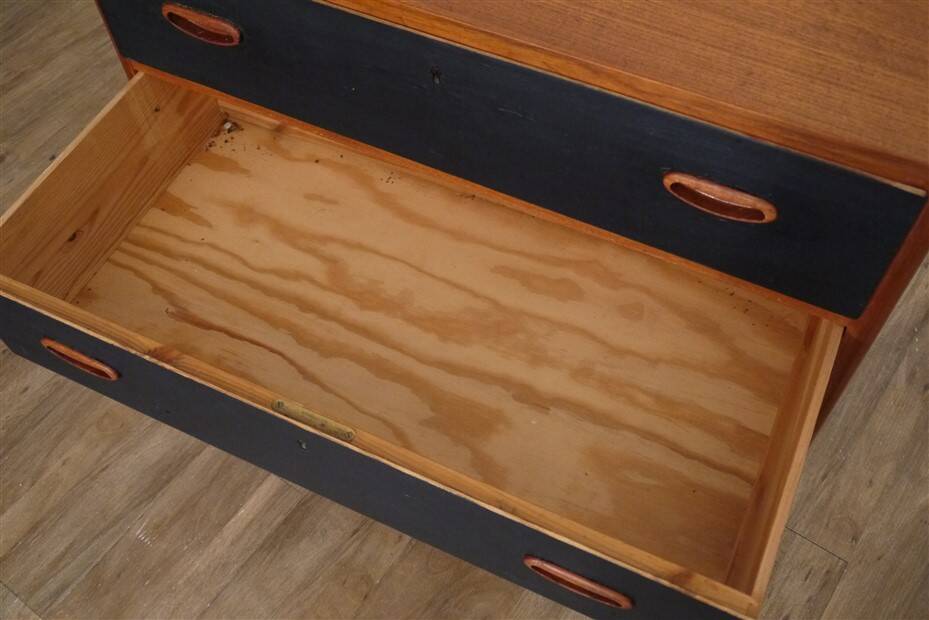 Vintage scandinavian teak chest of drawers