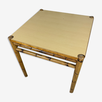 Bamboo dining table with formica top