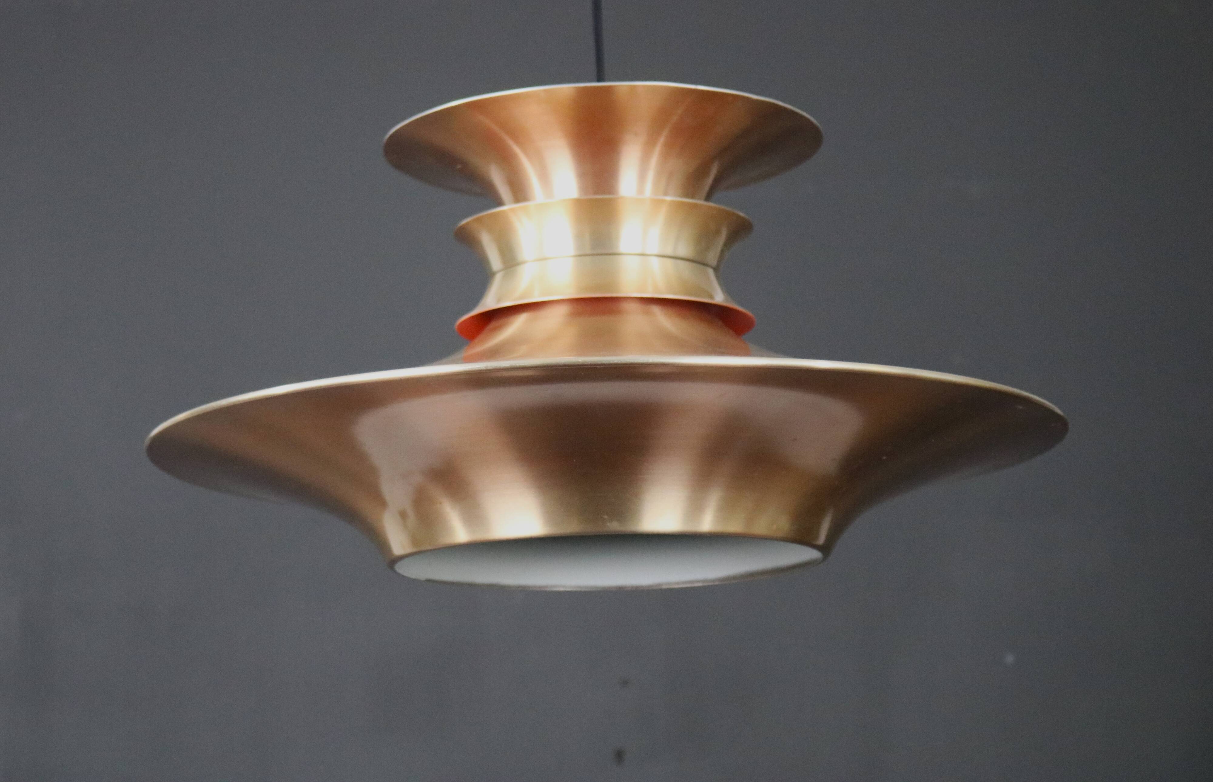 717 Nordsted-pendlen Ceiling Lamp by Bent Nordsted for Lyskaer Belysning, 1970's