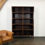 Vintage bookcase asian black
