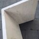 Travertine coffee table.