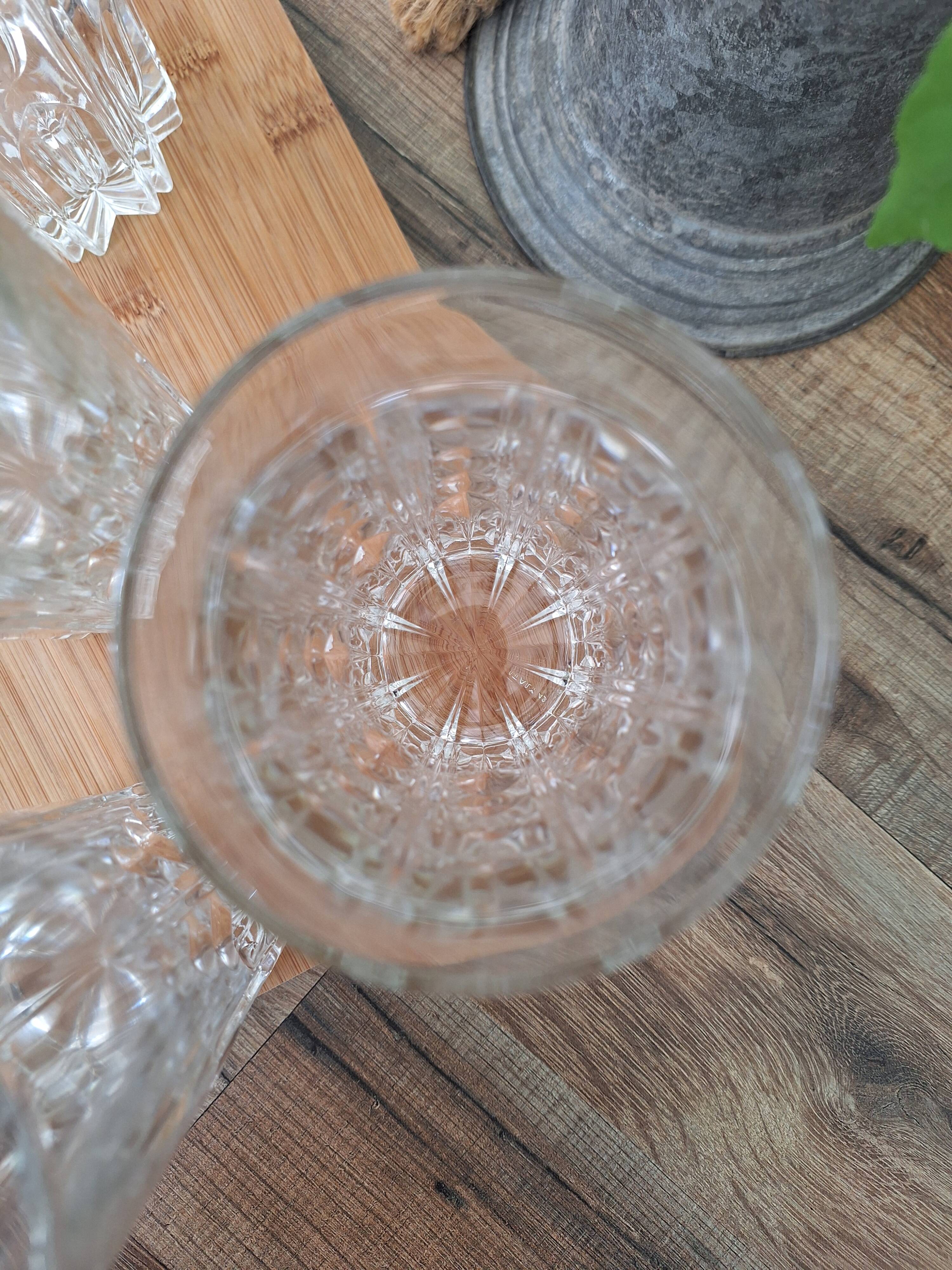 Italian aperitif or water glasses from the 1980s.