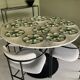 6 oyster plates and Longchamps barbotine dish