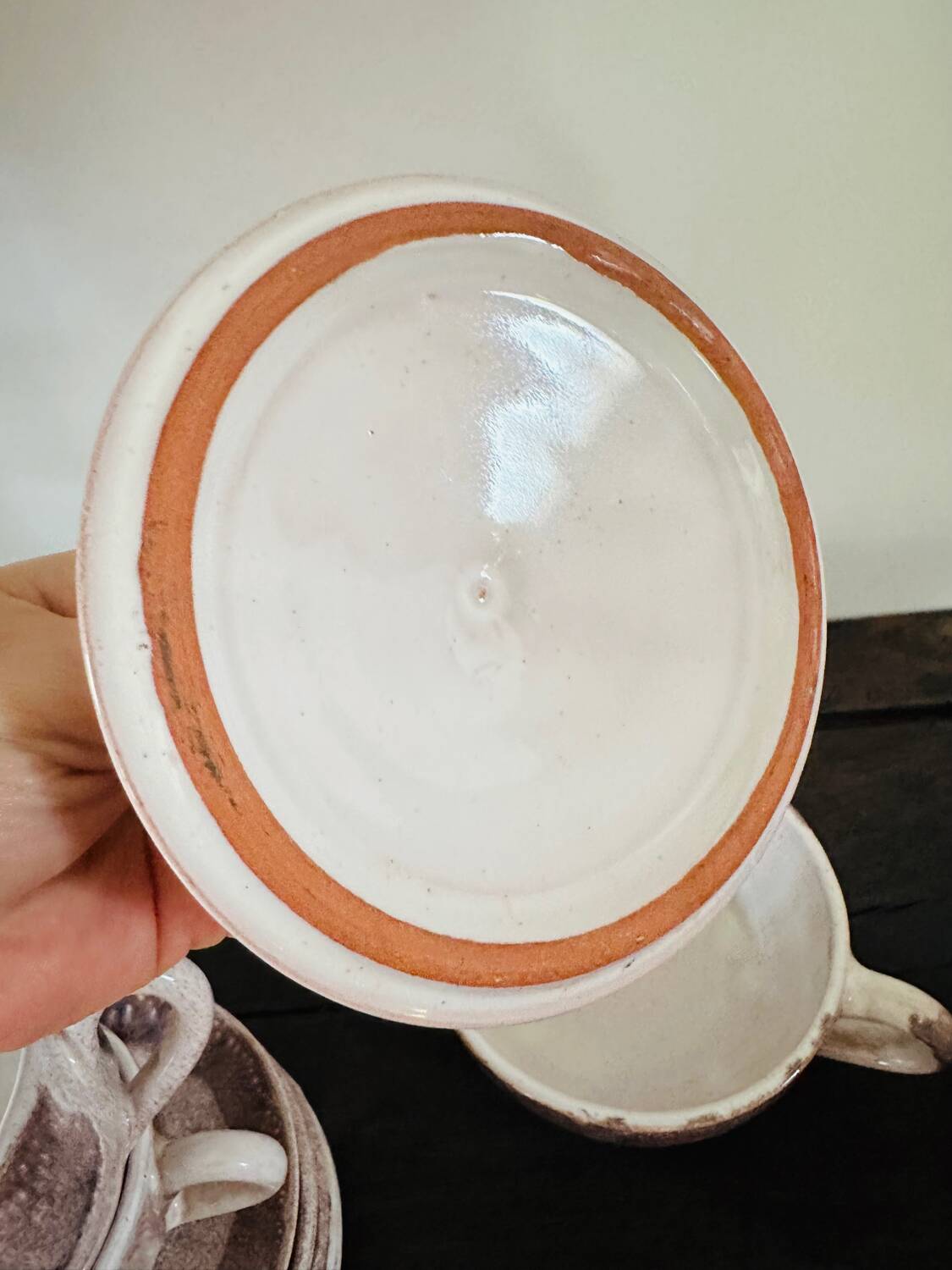 Vintage purple coffee set