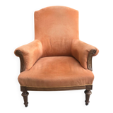 Velvet armchair
