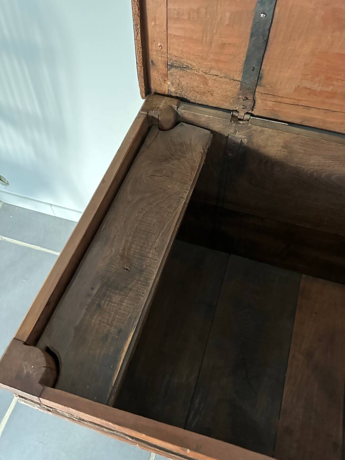 18th century oak chest