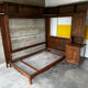 Solid wood bookshelf - French work from the 1950s