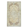 Tapis turc jaune clair et marron, 114 x 204 cm