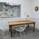 Table de travail ou drapier 1920 sur roulettes