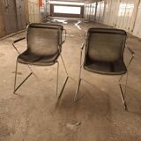 Set of penelope model armchairs by charles pollock