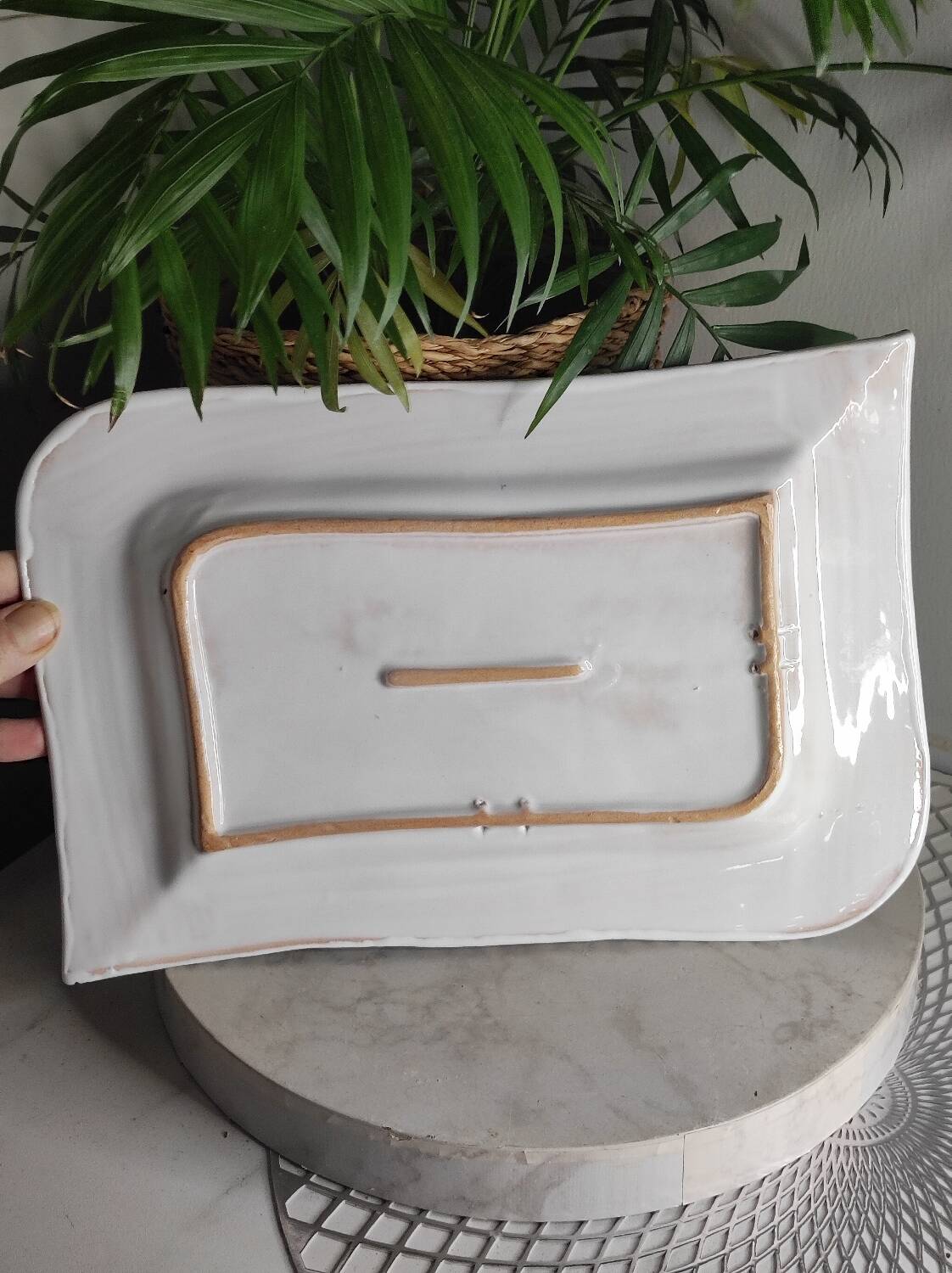 Handmade ceramic dish