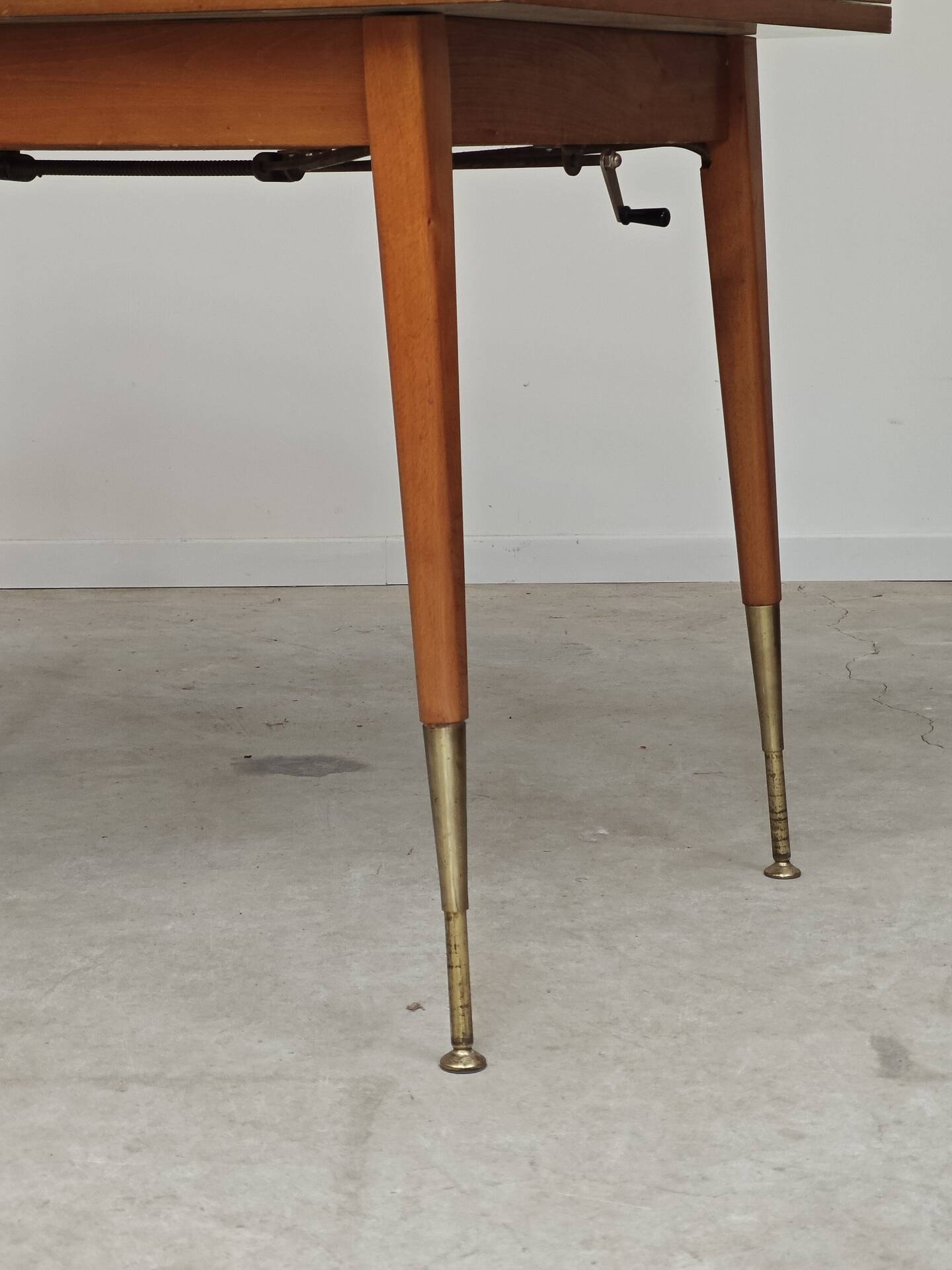 Coffee table, dining table for 6, East Germany.