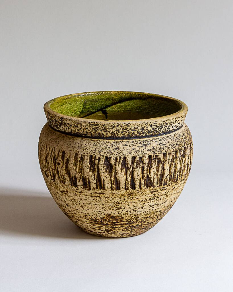 Italian ceramic vase or cachepot, Italy, 1960s