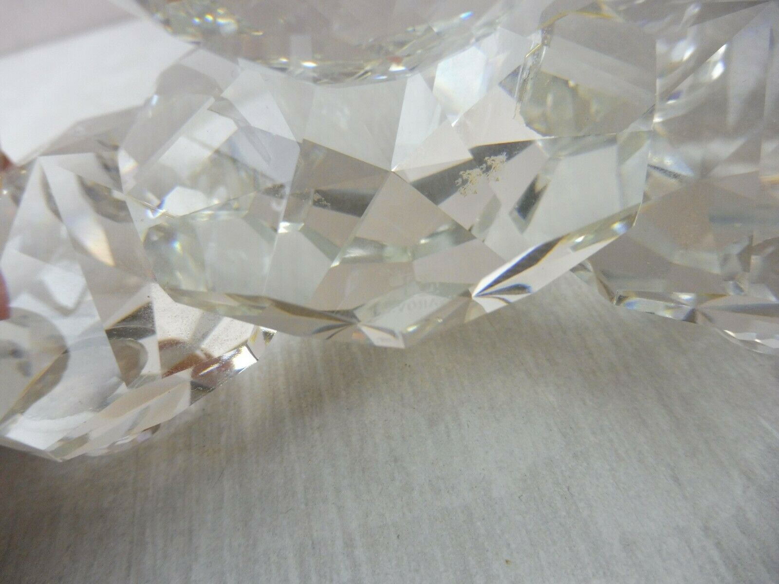 Candle holders with 3 candles, made of Swarovski crystal