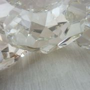 Candle holders with 3 candles, made of Swarovski crystal