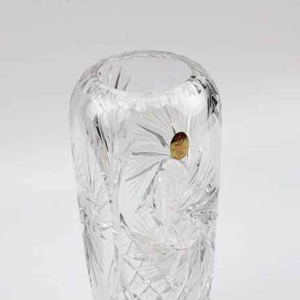 Handmade crystal vase Dresden Crystal - H 30 cm