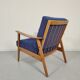 Ensemble canapé convertible + un fauteuil scandinave 1960s