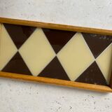 Art deco tray geometry patterns