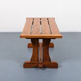 Table vintage David Rosen en pin massif 'Berga' de Nordiska Kompaniet, Suède 1950