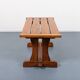 Mid-Century David Rosen solid pine table ‘Berga’ from Nordiska Kompaniet, Sweden 1950’s