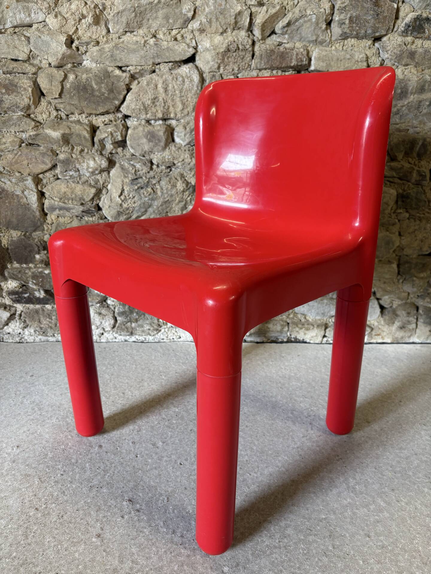 4 chairs model 4875 by C. Bartoli for Kartell, 1970