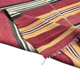 Neutral Oushak Floor Kilim Rug