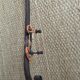Pair of Murano metal and glass sconces