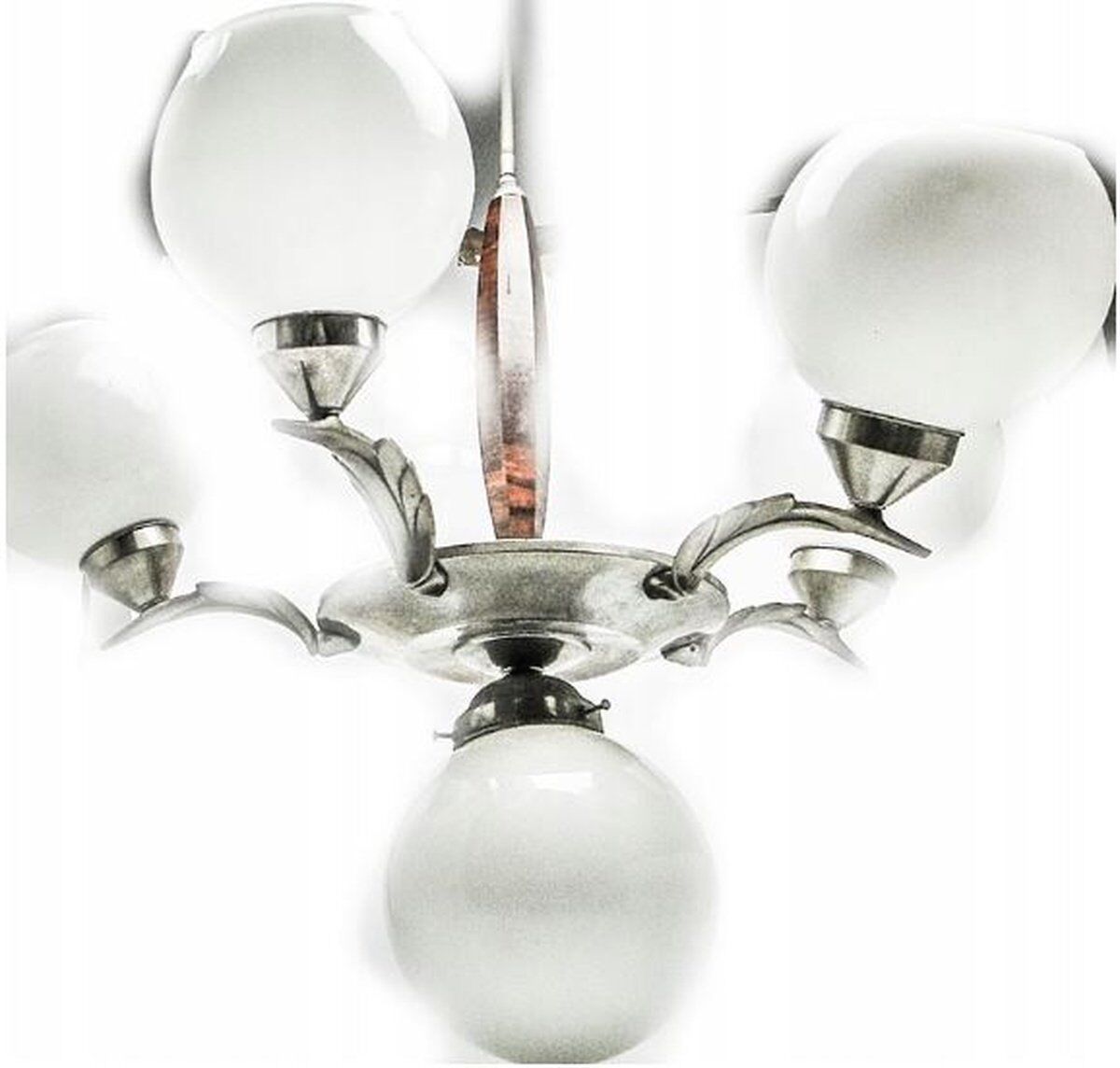 Chandelier Art Déco, Pologne, années 1950