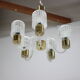 Mid-century glass chandelier,Kamenický Šenov 1970´s.