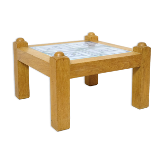 Guillerme and Chambron, small square coffee table.