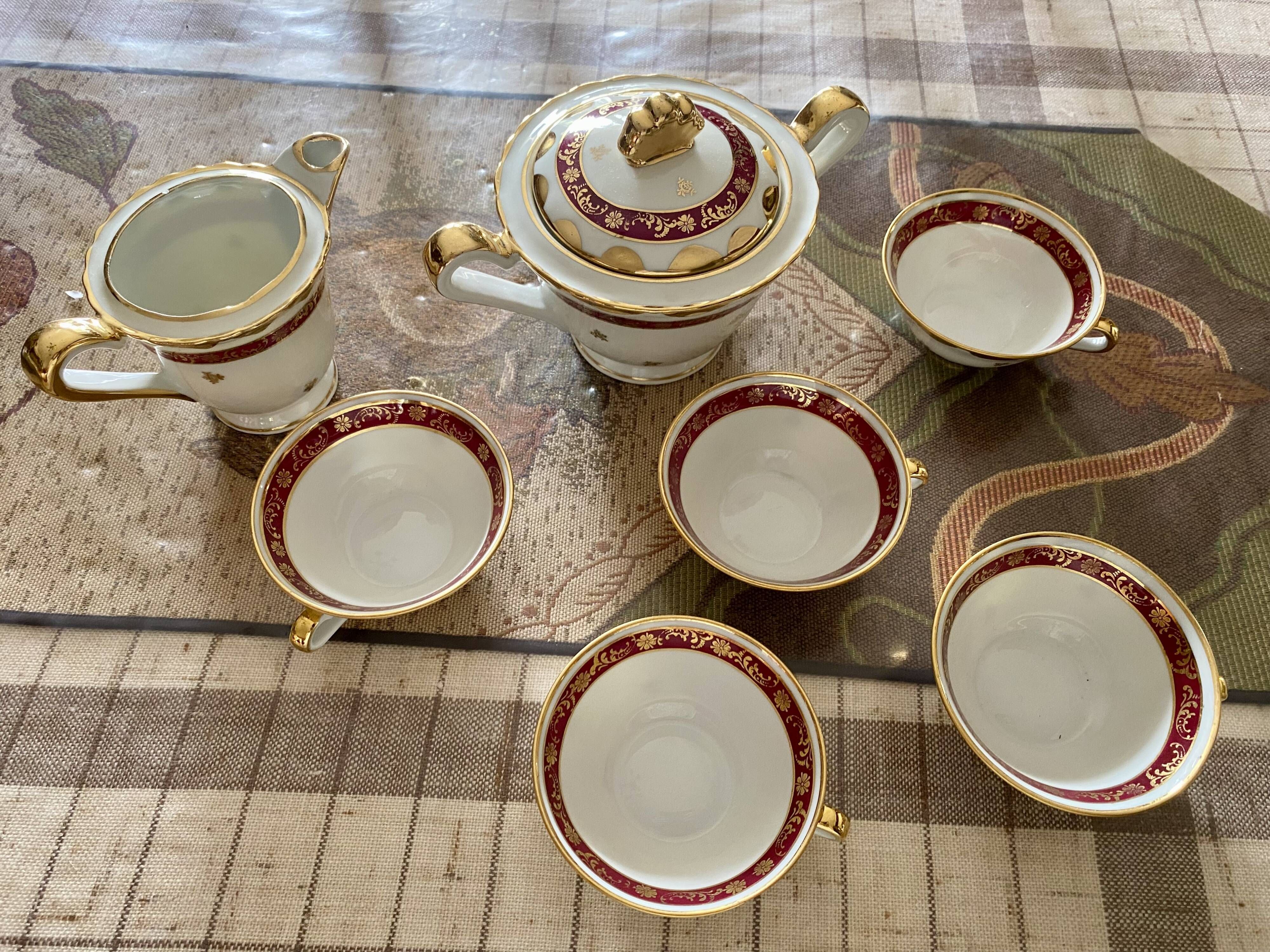 Service à thé /café porcelaine . limoge