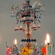 Venetian Chandelier In Multicolored Murano Glass, 6 Arms Of Light