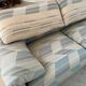 Ancien canapé Maralunga 3 places design italien des années 70 Cassina tissu patchwork