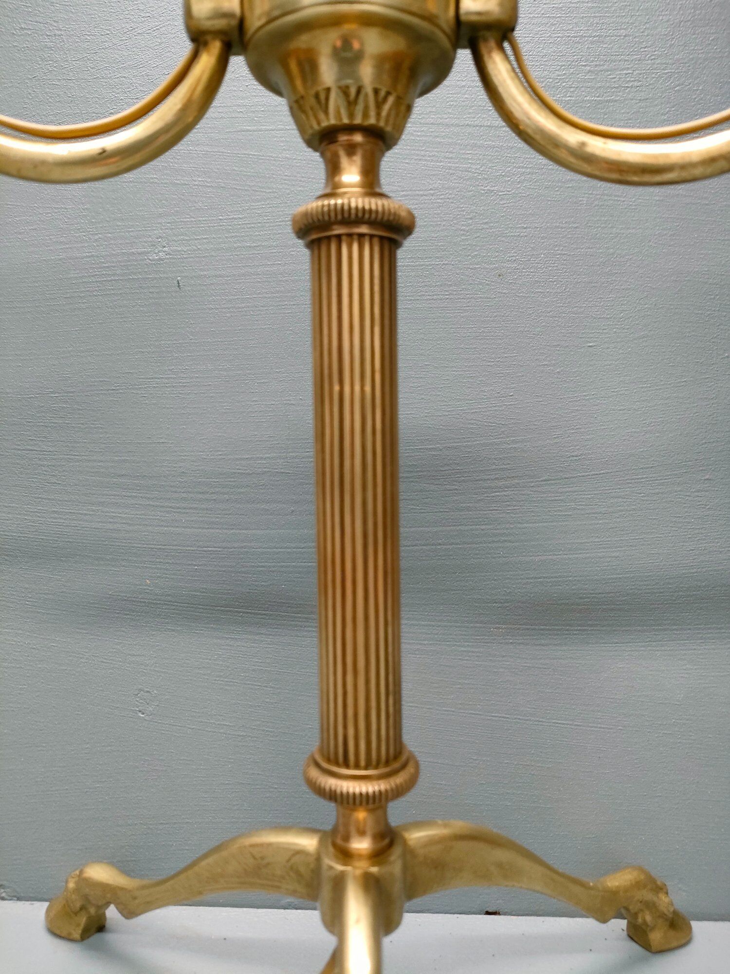 Napoleon III style zoomorphic lamp foot