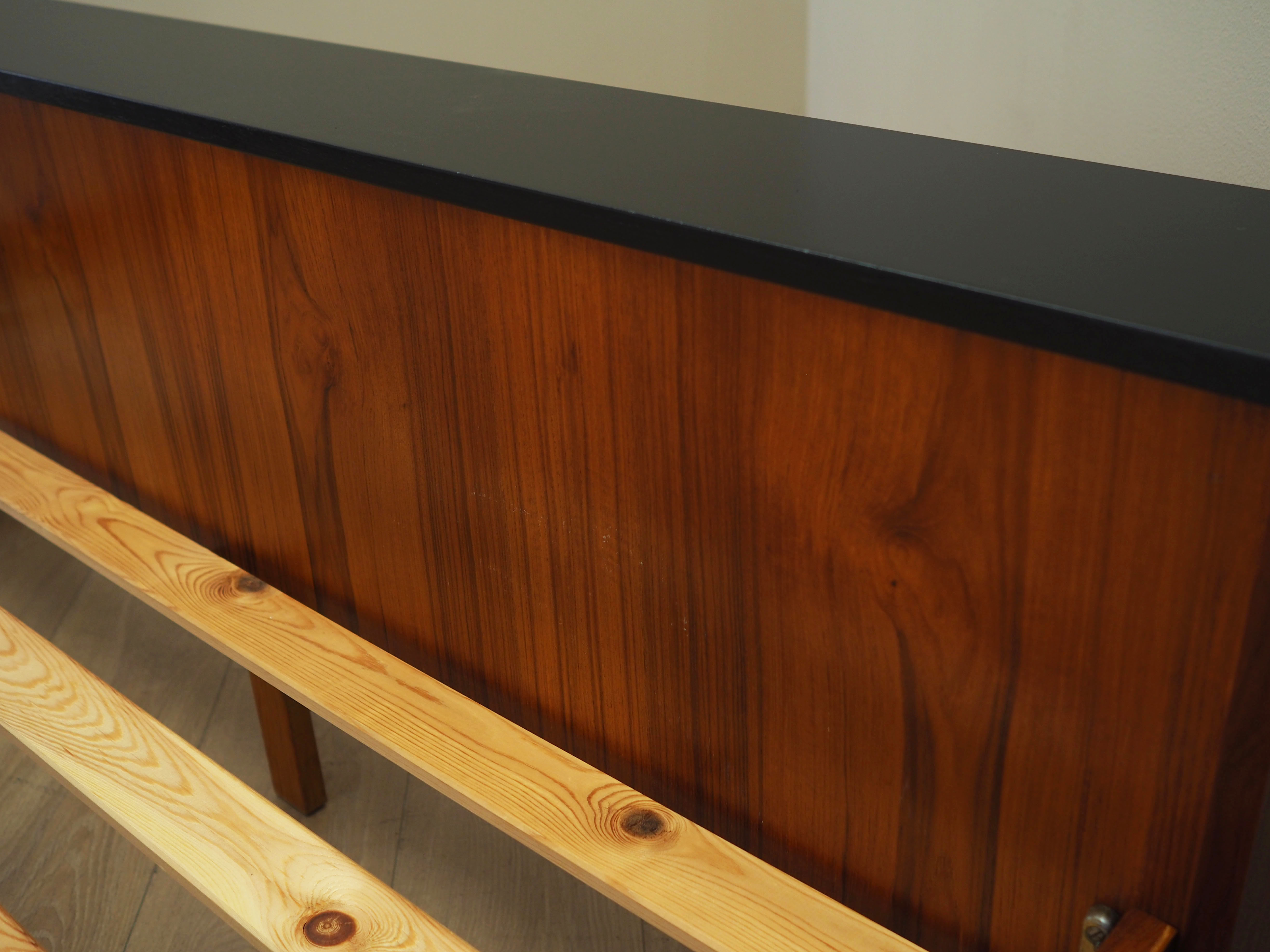 Lit en palissandre, design danois, années 1970, production: Danemark