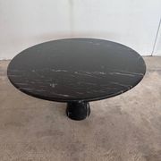 Angelo Mangiarotti M1 dining table Nero Marquina marble 130cm