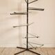 Retro metal and glass merchant shelf -