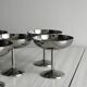 6 stainless steel footed bowls, Letang Remy style