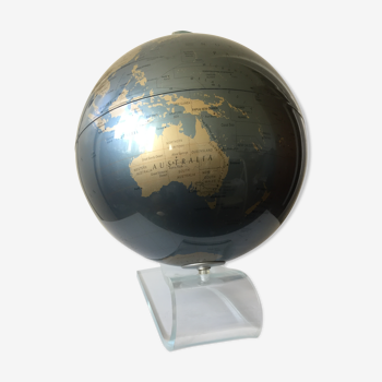 Globe en plastique plexiglass 1990 design