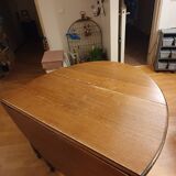 Table gateleg and 4 chairs