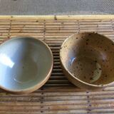 Set of 2 sandstone bowls