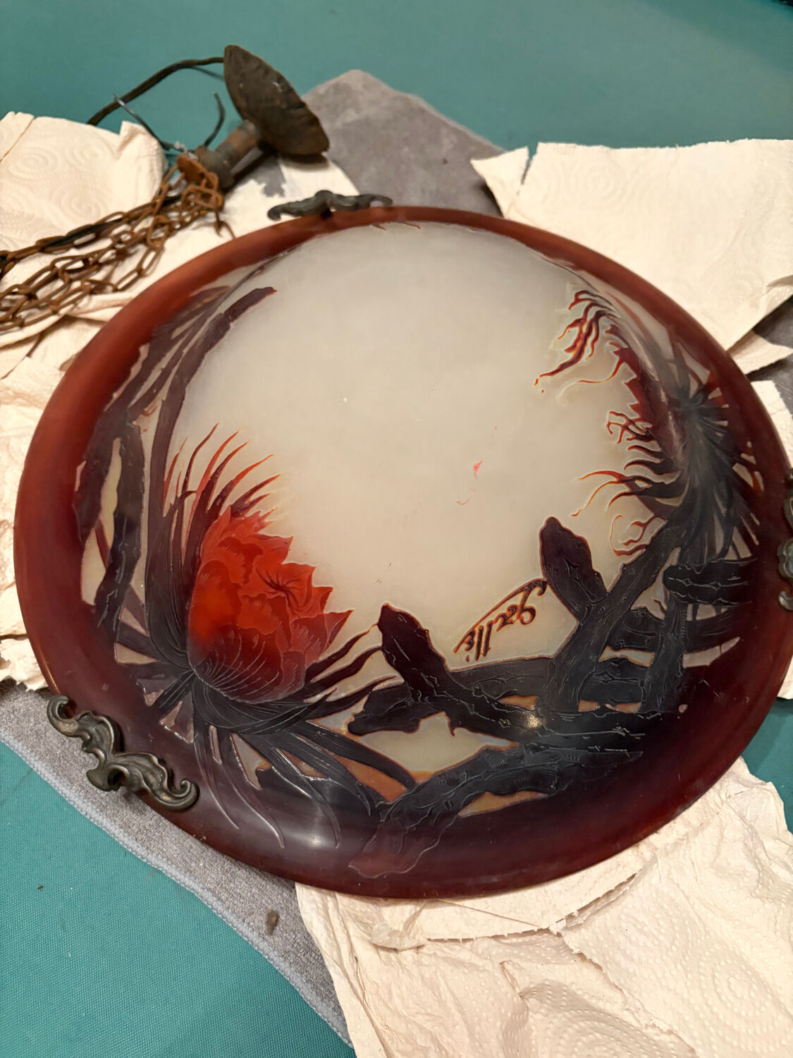 Suspension Émile Gallé