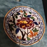 Pair of hand-painted Gien earthenware plates