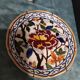 Pair of hand-painted Gien earthenware plates