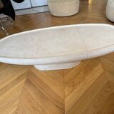 Table basse travertin Swann par Francesco Balzano