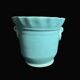 Turquoise ceramic cache pot signed Yvon Roy circa 1950