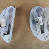 Paire d'appliques mural