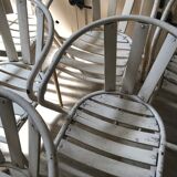 Lot of 5 vintage garden chairs