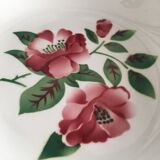 Set of 10 hollow plates "Mireille" Digoin Sarreguemines