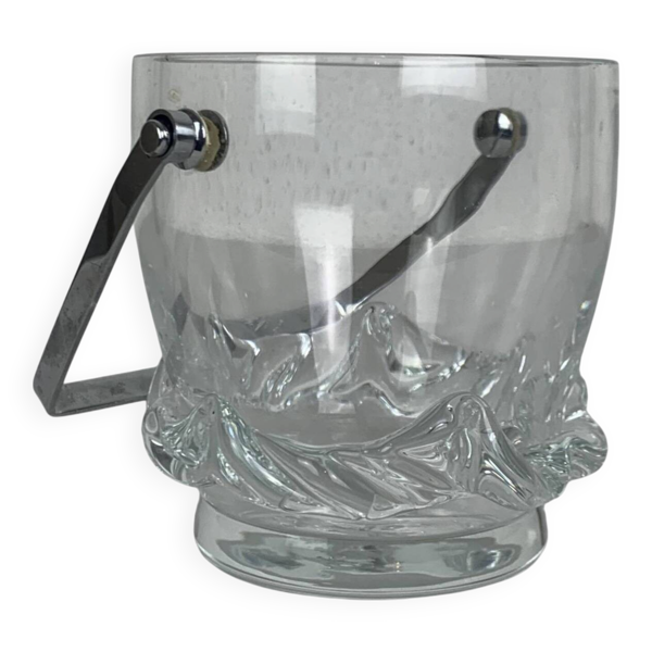 Seau à glace Daum Sorcy en cristal